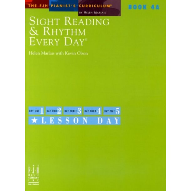 Sight Reading And Rhythm Every Day - Book 4A