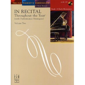 In Recital - Throughout The Year (With Performance Strategies): Volume Two - Book 1