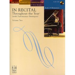 In Recital - Throughout The Year (With Performance Strategies): Volume Two - Book 2