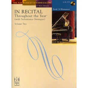 In Recital - Throughout The Year (With Performance Strategies): Volume Two - Book 2