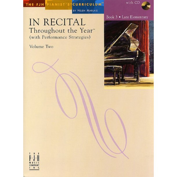 In Recital - Throughout The Year (With Performance Strategies): Volume Two - Book 3