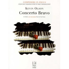 Kevin Olson: Concerto Bravo - An Artistic Late Intermediate Piece For Two Pianos