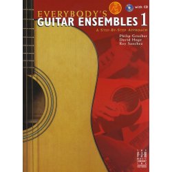 Everybody's Guitar Ensembles 1 - A Step-By-Step Approach (Book and CD)
