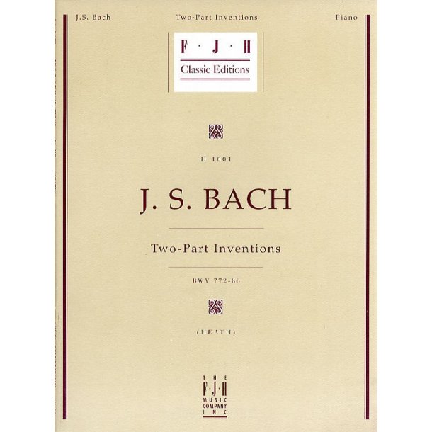 J.S. Bach: Two-Part Inventions BWV 772-786