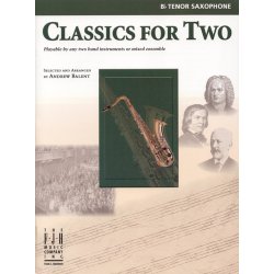 Classics For Two (Tenor Saxophone)