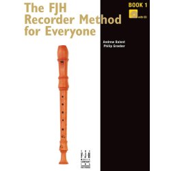 The FJH Recorder Method For Everyone: Book 1 (Book/CD)
