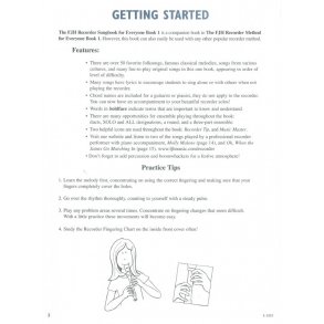 Fjh Recorder Songbook Everyone 1 Bk