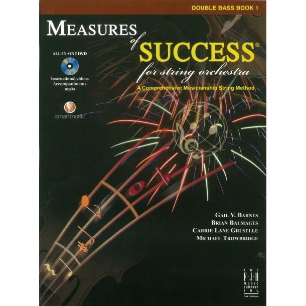 Measures Of Success For String Orchestra: Double Bass - Book 1 (Book/DVD)