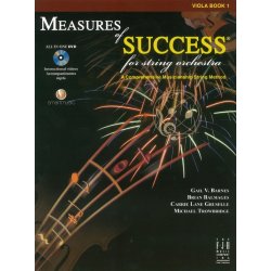 Measures Of Success For String Orchestra: Viola - Book 1 (Book/DVD)