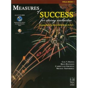 Measures Of Success For String Orchestra: Viola - Book 1 (Book/DVD)