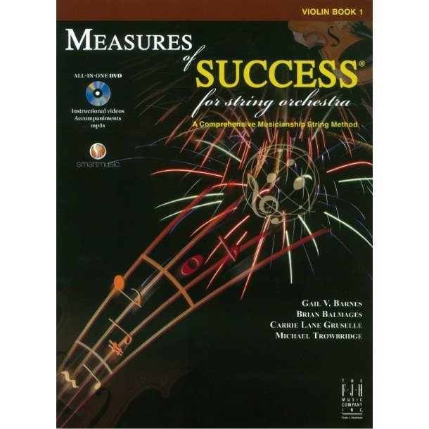 Measures Of Success For String Orchestra: Violin - Book 1 (Book/DVD)