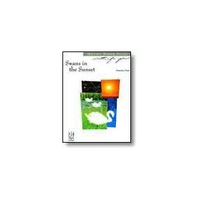 Melody Bober: Swans in the Sunset