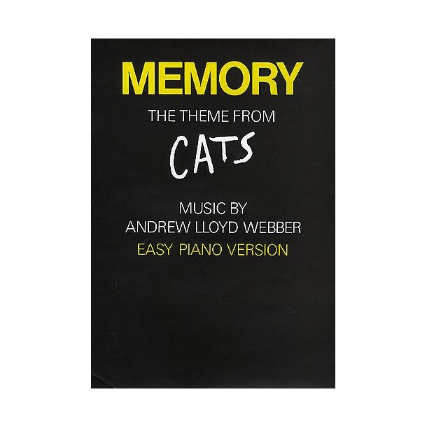 Andrew Lloyd Webber: Memory (Easy Piano Version)