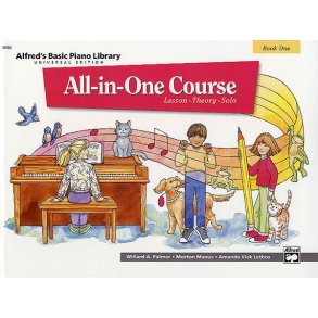 Alfred's Basic Piano Library: All-In-One Course Book One