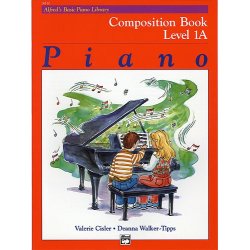 Alfred's Basic Piano Library Composition Book Level 1A