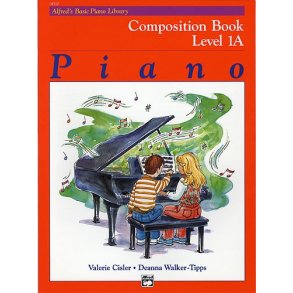 Alfred's Basic Piano Library Composition Book Level 1A