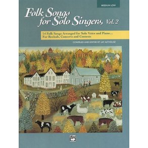 Folk Songs For Solo Singers Volume 2 (Medium/Low Voice)