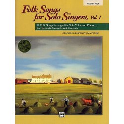 Folk Songs For Solo Singers Volume 1 - Medium/High Voice (CD Edition)