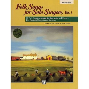 Folk Songs For Solo Singers Volume 1 - Medium/High Voice (CD Edition)