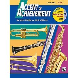 Accent On Achievement: B Flat Clarinet Book 1 (Book/CD-Rom)