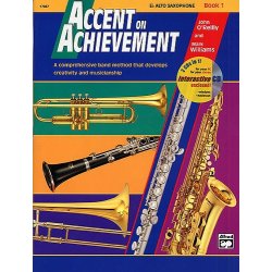 Accent On Achievement E Flat Alto Saxophone Book 1