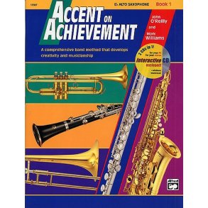 Accent On Achievement E Flat Alto Saxophone Book 1