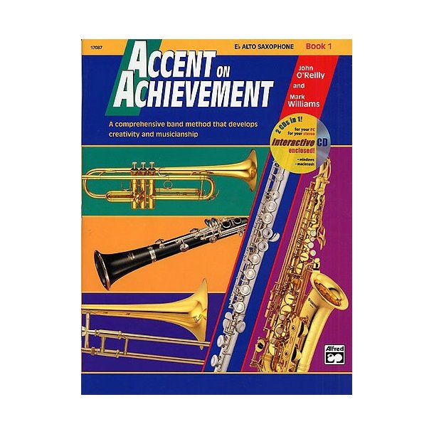 Accent On Achievement E Flat Alto Saxophone Book 1