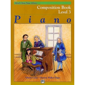 Alfred's Basic Piano Library: Composition Book Level 3