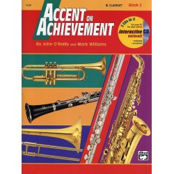 Accent On Achievement: B Flat Clarinet Book 2 (Book/CD-Rom)