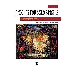 Encores For Solo Singers - Medium Low Voice
