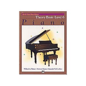 Alfred's Basic Piano Library: Theory Book Level 6