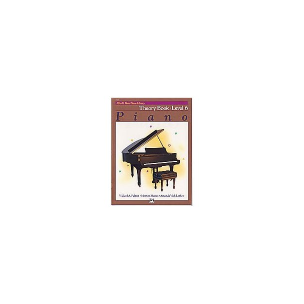 Alfred's Basic Piano Library: Theory Book Level 6