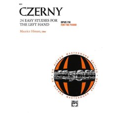 Carl Czerny: Twenty Four Easy Studies For The Left Hand Op.718