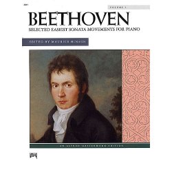 Ludwig Van Beethoven: Selected Easiest Sonata Movements Volume 1