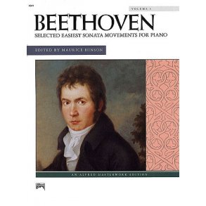 Ludwig Van Beethoven: Selected Easiest Sonata Movements Volume 1