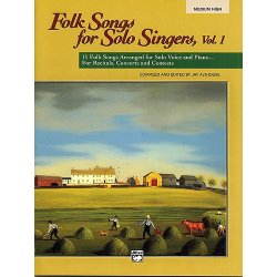 Folk Songs For Solo Singers - Book One (Medium High)