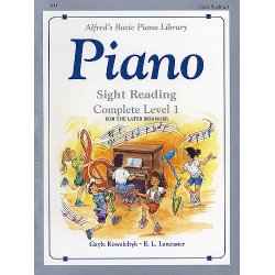 Alfred's Basic Piano Sight-reading Level 1 Complete