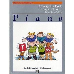 Alfred's Basic Piano Library - Notespeller Book Complete Level 1