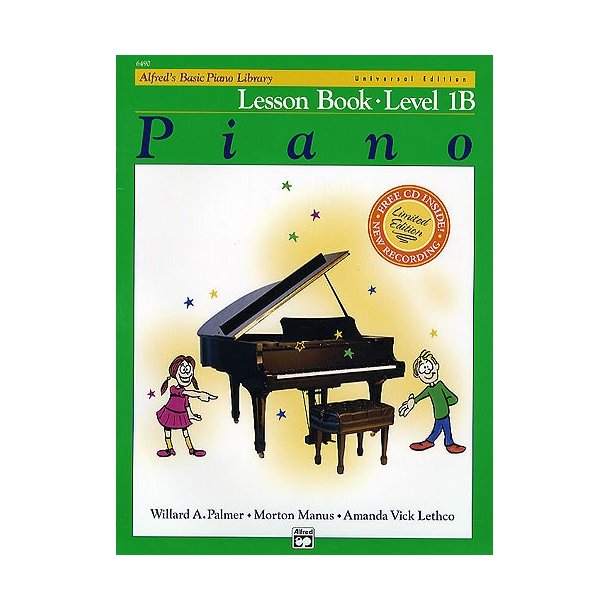 Alfred's Basic Piano Library: Lesson Book Level 1B (Book/CD)