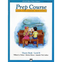 Alfred's Basic Piano Library: Prep Course Theory Book Level B