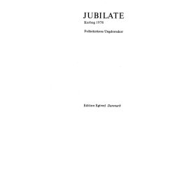 JUBILATE,  SA - SATB