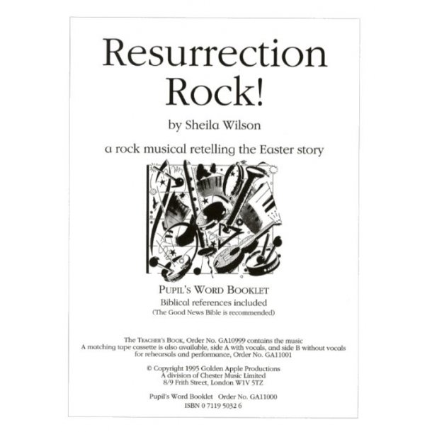 Sheila Wilson: Resurrection Rock! (Pupil's Book)