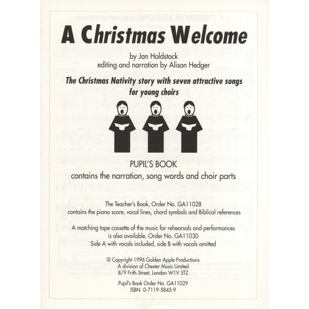 Jan Holdstock: A Christmas Welcome (Pupil's Book)