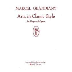 Marcel Grandjany: Aria In Classic Style For Harp And Organ