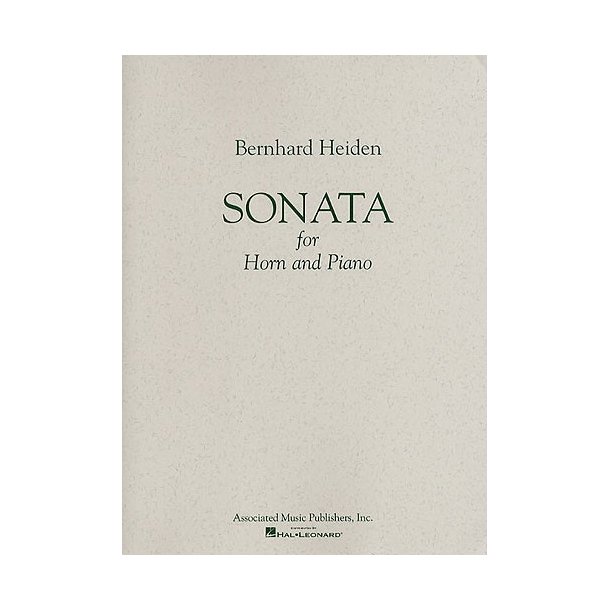 Bernhard Heiden: Sonata For Horn And Piano
