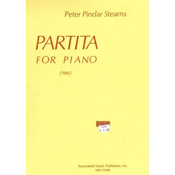 Peter Pindar Stearns: Partita For Piano