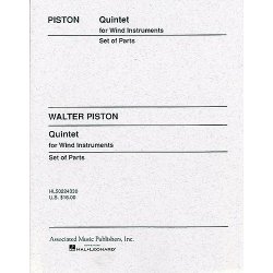 Walter Piston: Quintet For Wind Instruments (Parts)
