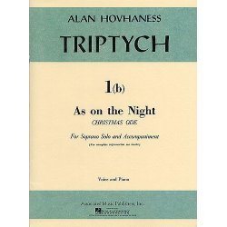 Alan Hovhaness: As On The Night- A Christmas Ode (Soprano/Piano)