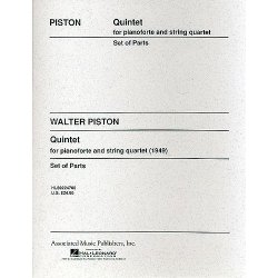 Walter Piston: Piano Quintet (Score/Parts)
