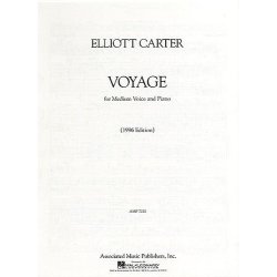 Elliott Carter: Voyage (Medium Voice)
